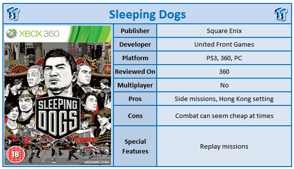 Sleeping Dogs' Review - Part One (Xbox 360)