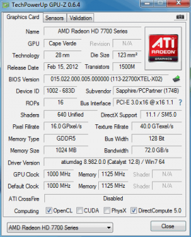 Sapphire Radeon HD 7770 Flex Edition 1GB Video Card Review 02
