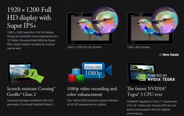 ASUS Transformer Pad Infinity (TF700T) Tablet Review 03