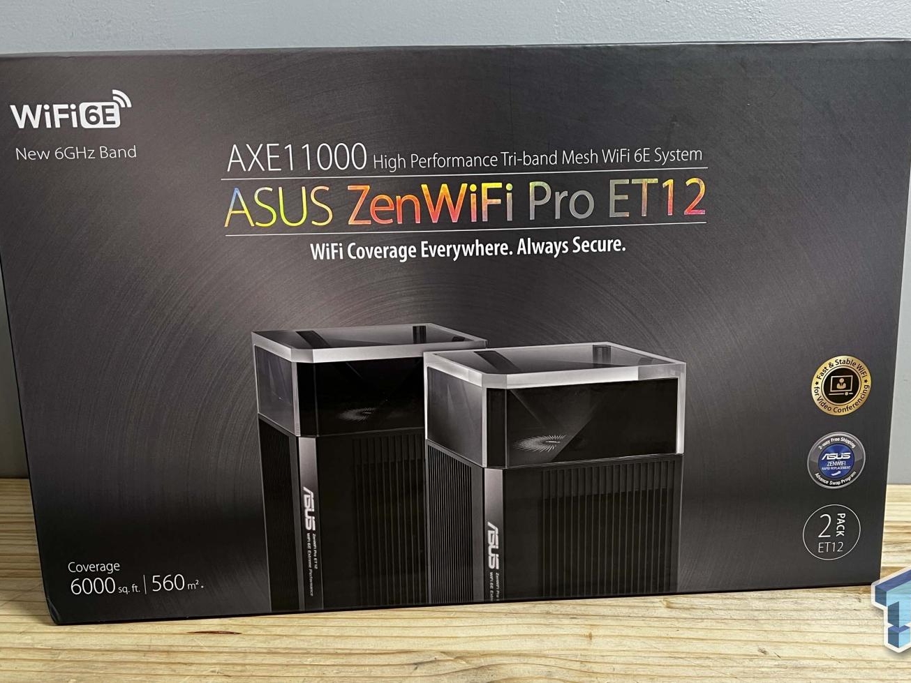 ASUS ZenWiFi Pro ET12 AXE11000 Wireless Mesh System Review