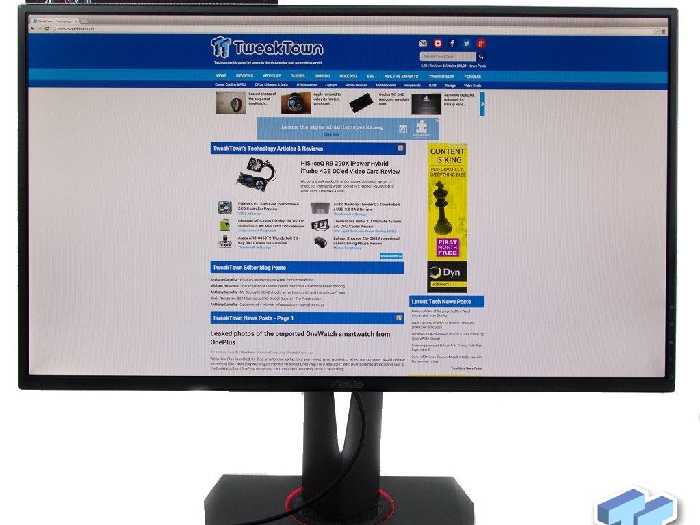 ASUS ROG Swift PG278Q 144Hz G-Sync Gaming Monitor Review ASUS ROG Swift PG278Q 144Hz G-Sync Gaming Monitor Review