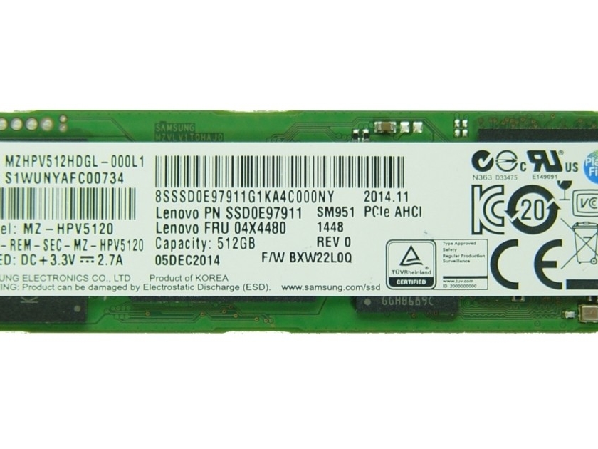 Samsung SM951 512GB M.2 PCIe SSD Review