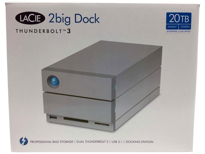 【未使用】LaCie 2big Dock TB3 20TB 外付けハードディスク LaCie 2big Dock | Seagate US