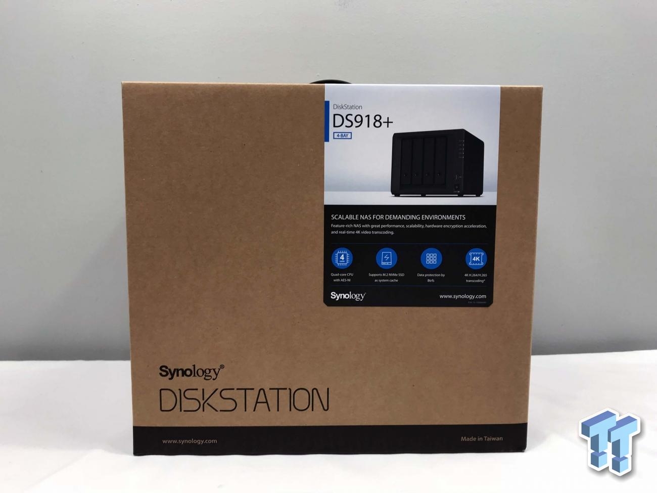 Synology DS918+ SMB NAS Review Synology DS918+ SMB NAS Review