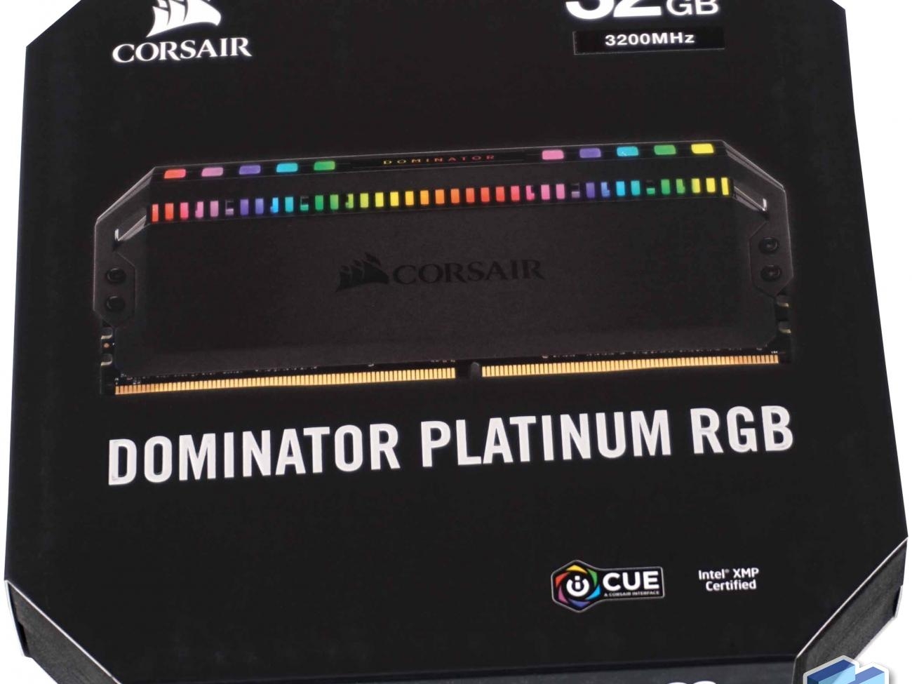 合計32G　CORSAIR DOMINATOR PLATINUM RGB　4枚 Corsair Dominator Platinum RGB 32GB (2x16GB) DDR4 4000MHz