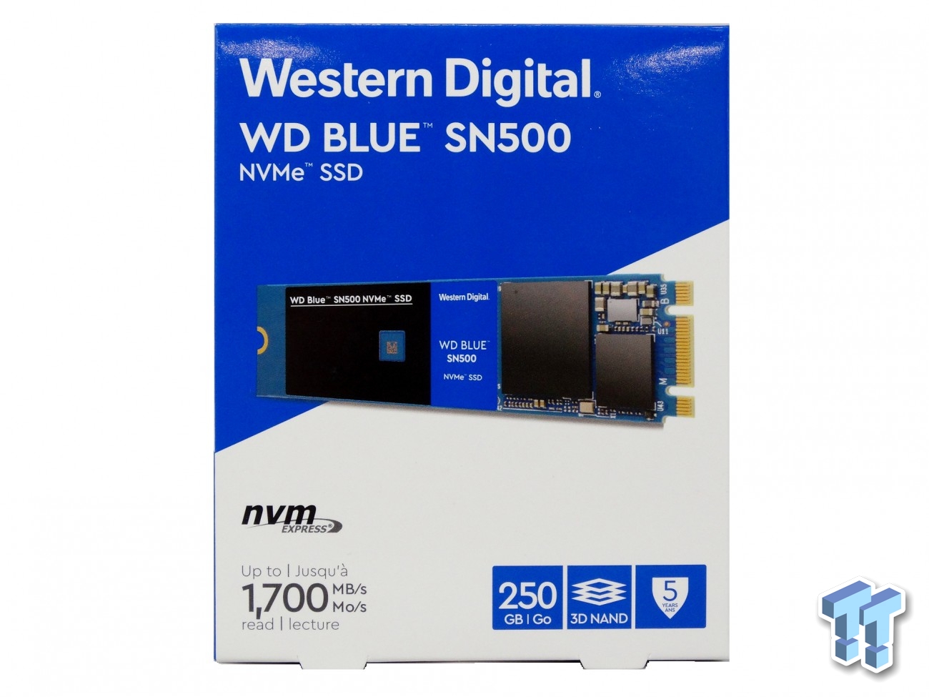 WD Blue SN500 NVMe 250GB SSD Review