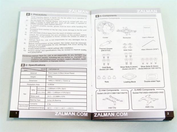 Zalman CNPS9900DF Dual Tower CPU Cooler Review 21 Zalman CNPS9900DF Dual Tower CPU Cooler Review 21