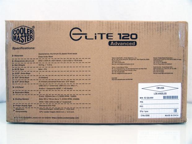 Cooler Master Elite 120 Advanced M-ITX Chassis Review 03 Cooler Master Elite 120 Advanced M-ITX Chassis Review 03