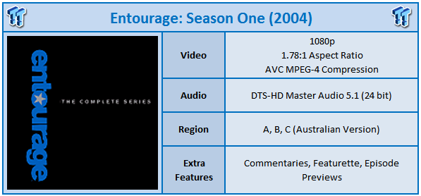 Entourage Season One 2004 Blu ray Movie Review