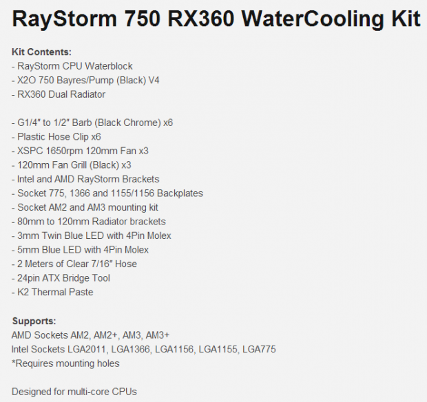 XSPC Raystorm 750 RX360 Liquid Cooling Kit Review 01