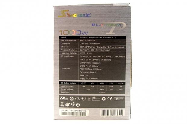 Seasonic Platinum 1000W 80 PLUS Platinum Power Supply Review 08