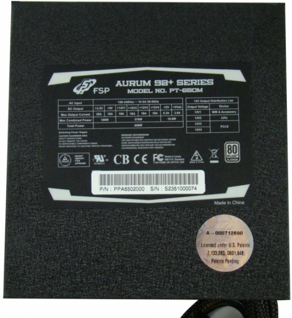 FSP Aurum 92+ PT-650M 650W 80 PLUS Platinum Power Supply Review 11