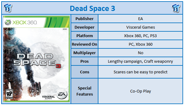 Dead Space 3 Xbox 360 Review Tweaktown