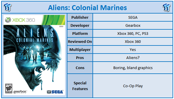 Aliens Colonial Marines Xbox 360 Review