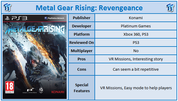 Metal Gear Rising: Revengeance PlayStation 3 Review