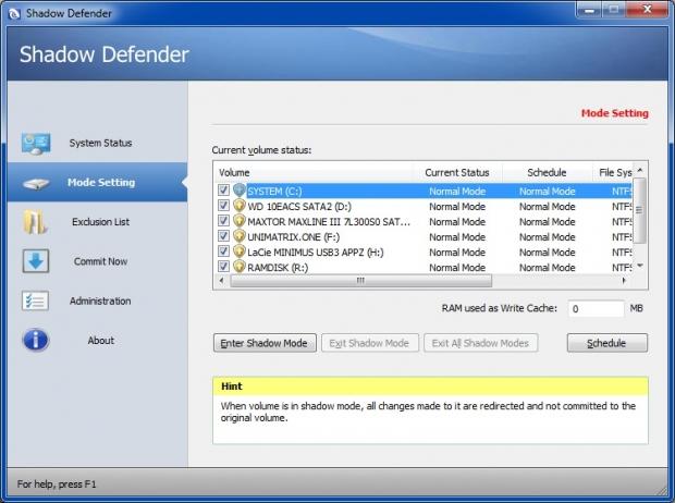 Light Virtualization Software Review and Guide: Shadow Defender 2