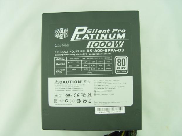 Cooler Master Silent Pro Platinum 1000-Watt 80 PLUS Platinum Power Supply Review 11