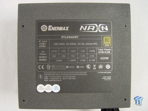 Enermax NAXN ADV 650-Watt 80 PLUS Bronze Power Supply Review 11