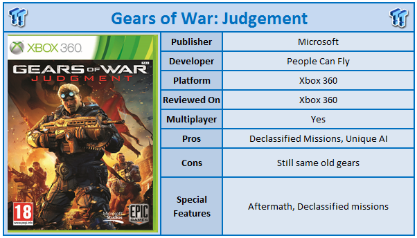 metriek wond Vierde Gears of War: Judgement Xbox 360 Review