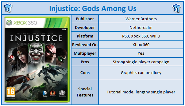 injustice gods among us xbox 360