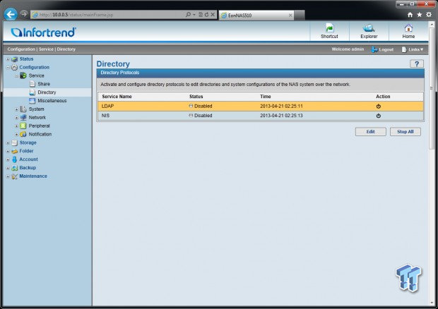 Infortrend EonNAS Pro 510 NAS Review 50