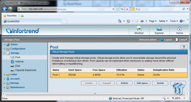 Infortrend EonNAS Pro 510 NAS Review 98