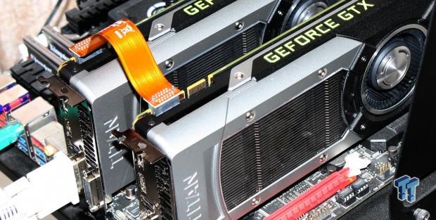 EVGA GeForce GTX TITAN 6GB SuperClocked Video Cards in SLI Overclocked 02