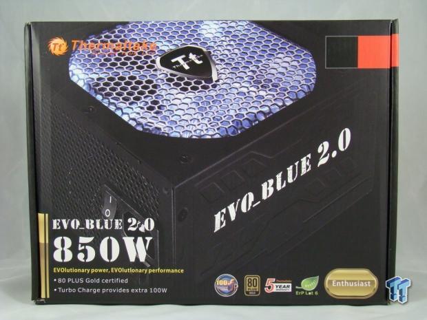 Thermaltake EVO Blue 2.0 850-Watt 80 PLUS Gold Power Supply Review 04