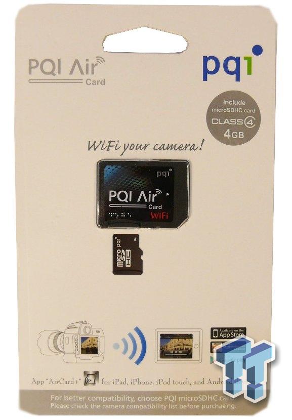 Pqi Air Card 4gb Wi Fi Sdhc Review Tweaktown