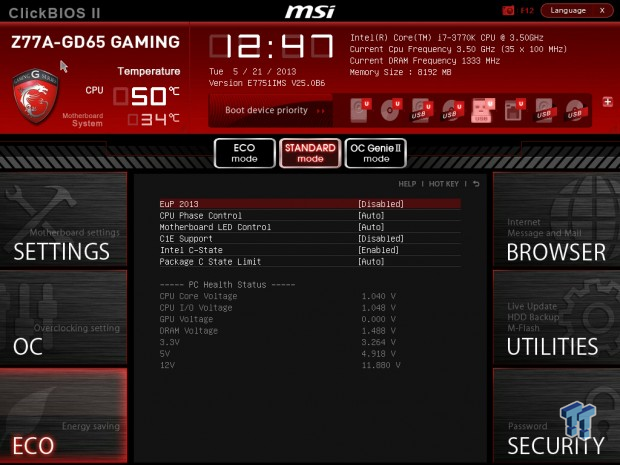 MSI Z77A-GD65 Gaming Series (Intel Z77) Motherboard Review 19