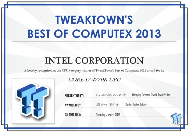 TweakTown's 'Best of Computex 2013' Awards and Winners 31