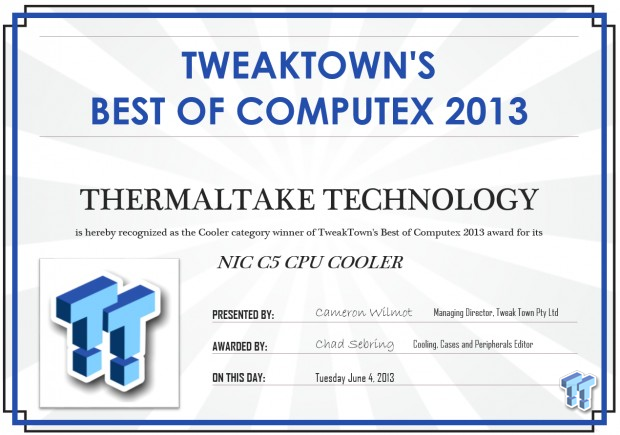 TweakTown's 'Best of Computex 2013' Awards and Winners 91