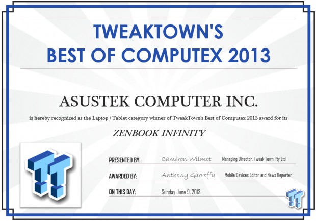 TweakTown's 'Best of Computex 2013' Awards and Winners 92