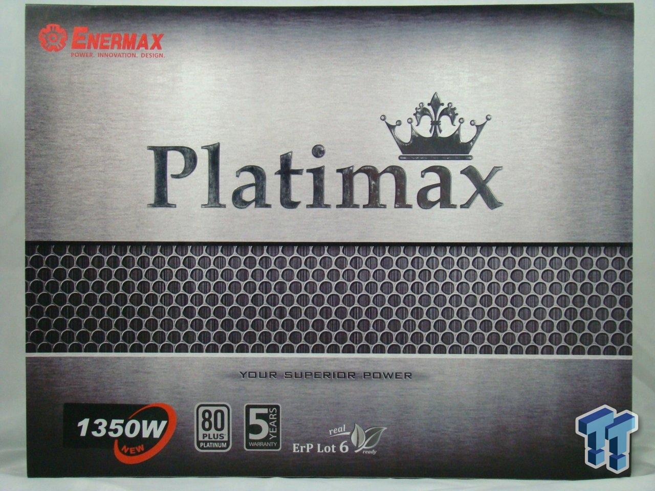Enermax Platimax 1350-Watt 80 PLUS Platinum Power Supply Review