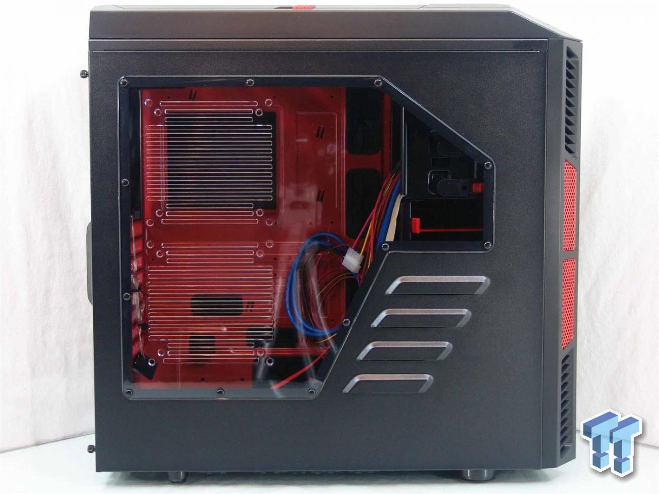 ATX box desktop Gaming Pc Exeom®Devil Red USB front S/source