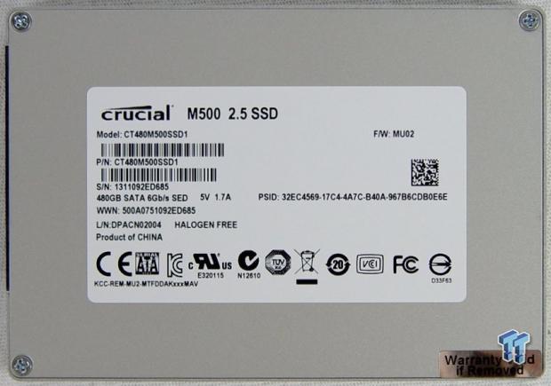 Crucial M500 480GB SATA 2.5-Inch 7mm (with 9.5mm adapter) Internal Sol 