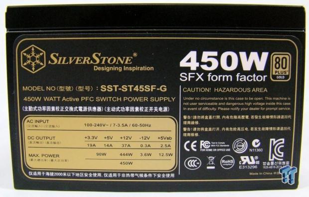 SilverStone ST45SF-G 450-Watt 80 PLUS Gold SFX Power Supply Review