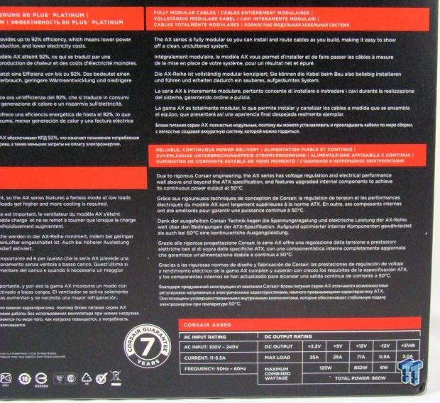 Corsair AX860 860-Watt 80 PLUS Platinum Power Supply Review