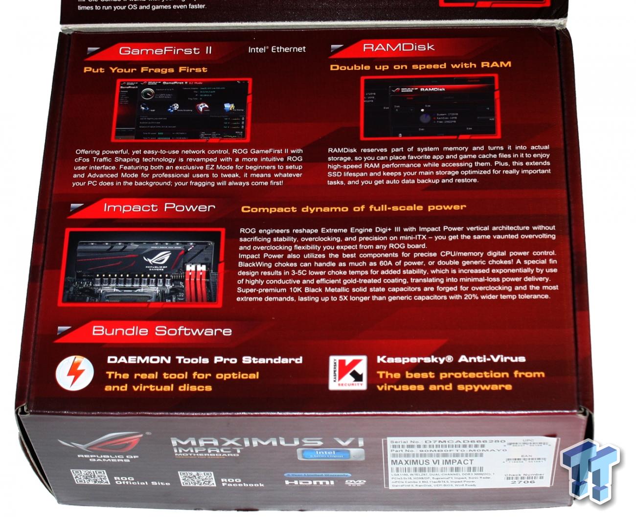 Asus Rog Maximus Vi Impact Intel Z87 Mini Itx Motherboard Review Tweaktown