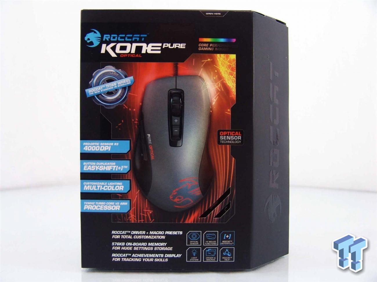 Roccat Kone Pure Optical Core Performance Gaming Mouse Review Tweaktown