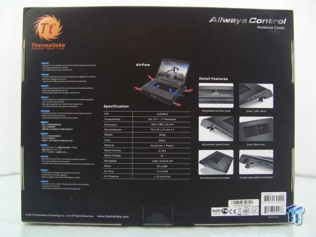 Thermaltake Allways Control Notebook Cooler Review 04 Thermaltake Allways Control Notebook Cooler Review 04