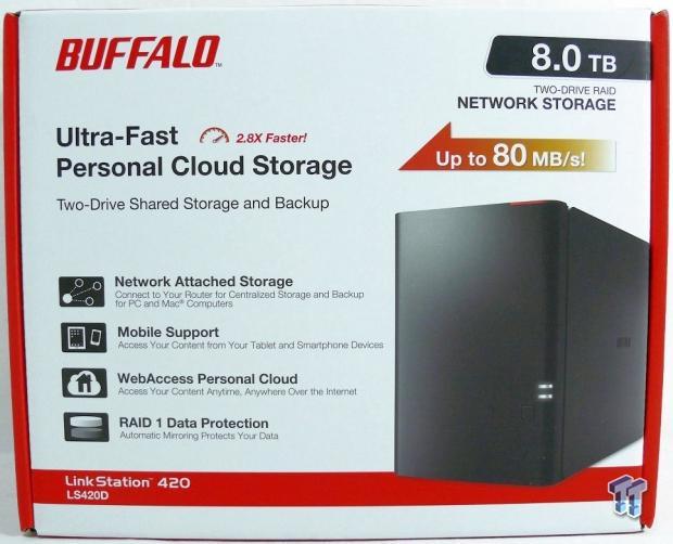 Buffalo LinkStation 420 8TB Cloud Storage Review | TweakTown