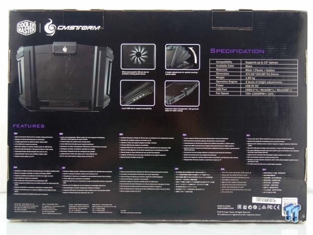 CMStorm SF-17 Gaming Notebook Cooler Review