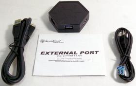 SilverStone EP01 Four Port Round USB 3.0 Hub Review 03