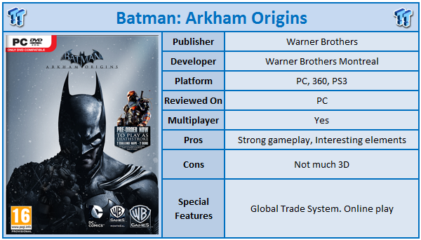 Batman: Arkham Origins PC Review