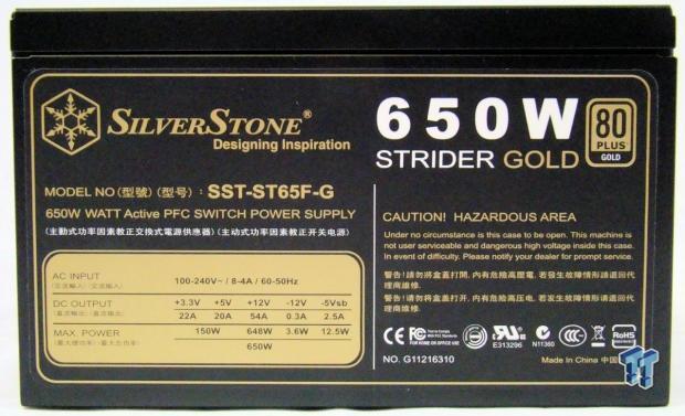 SilverStone ST65F-G 650-Watt 80 PLUS Gold Power Supply Review 12