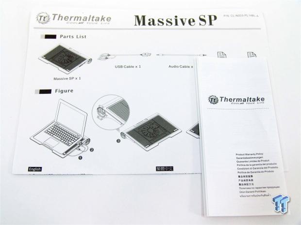 Thermaltake Massive SP Notebook Cooler Review 07