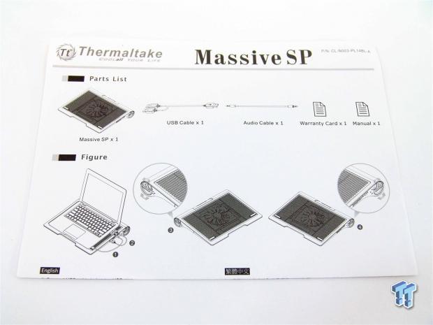 Thermaltake Massive SP Notebook Cooler Review 08