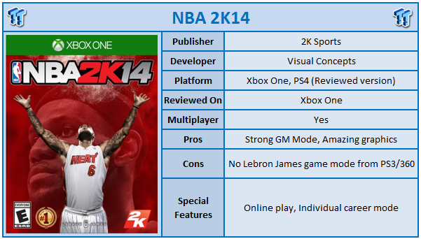 nba 2k14 for xbox 360