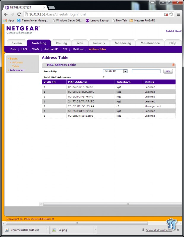 Netgear ProSAFE XS712T L2+ 10GbE Switch Review 73 Netgear ProSAFE XS712T L2+ 10GbE Switch Review 73